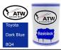 Preview: Toyota, Dark Blue, 8Q4: 500ml Lackdose, von ATW Autoteile West.